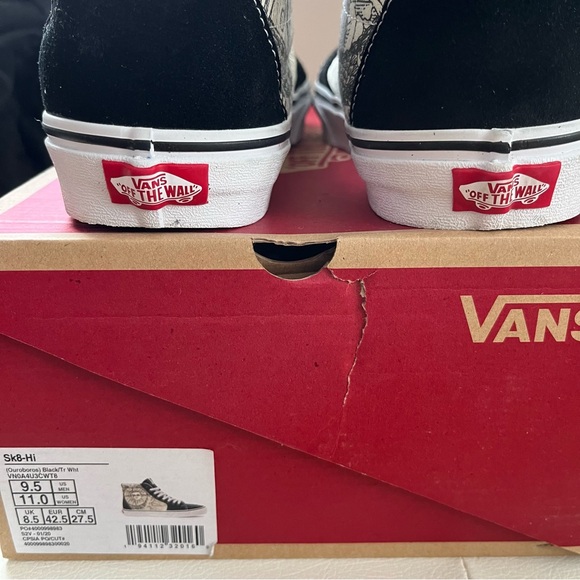 Van’s SK8-Hi Ouroboros high top sneaker men’s size 9.5 US. - Picture 2 of 10